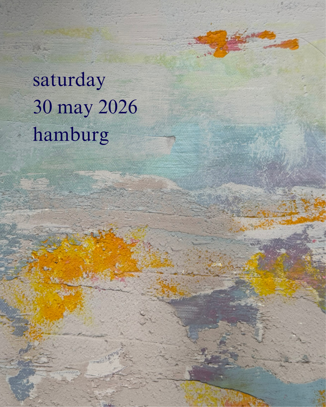 not only | spring after dinner — saturday 30 may 2026 hamburg